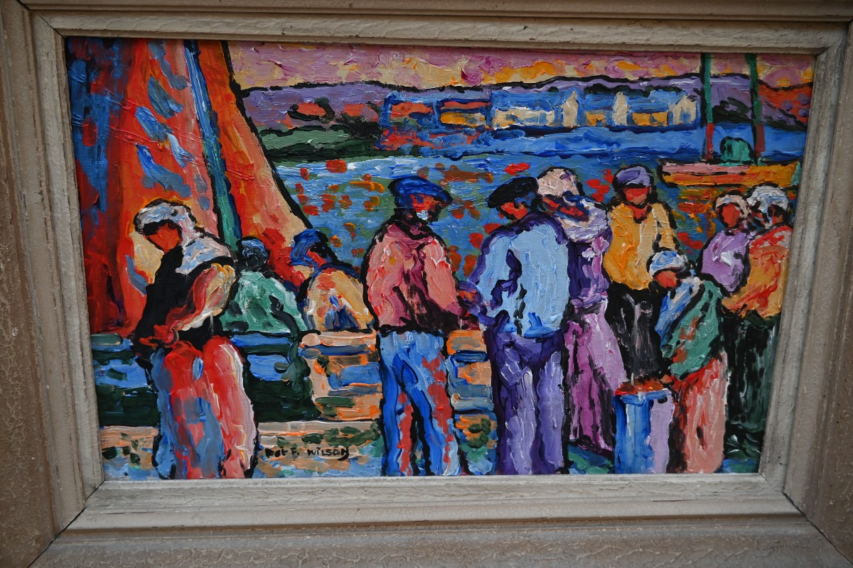 Concarneau Fishermen By Pat F Wilson 