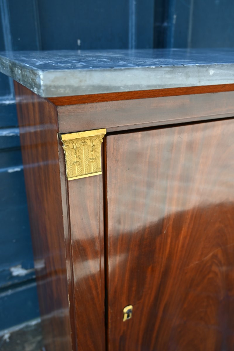 Meuble d entre deux , acajou d époque Empire XIX  attribuable aux Jacob-photo-2