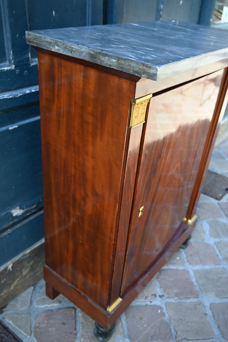 Meuble d entre deux , acajou d époque Empire XIX  attribuable aux Jacob-photo-3