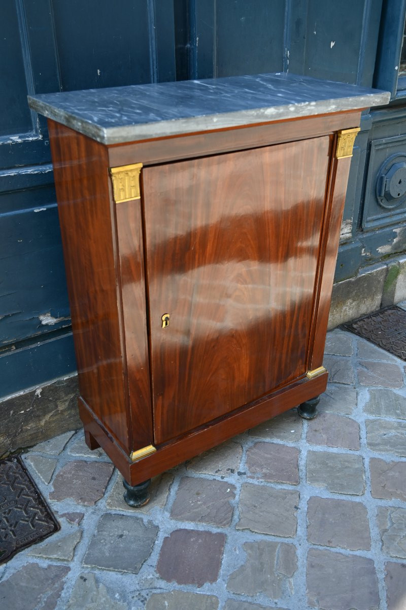 Meuble d entre deux , acajou d époque Empire XIX  attribuable aux Jacob-photo-4