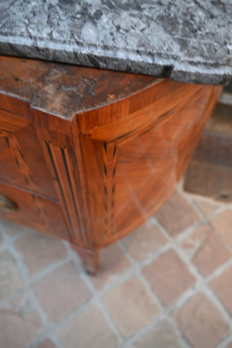 Half-moon Shaped Commode, Late 18th Century, Directoire Period -photo-7