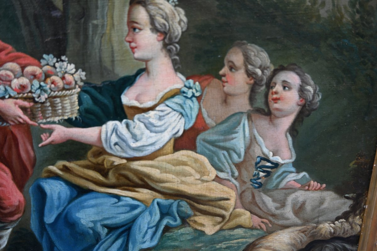 Scène champêtre du XVIII -photo-2