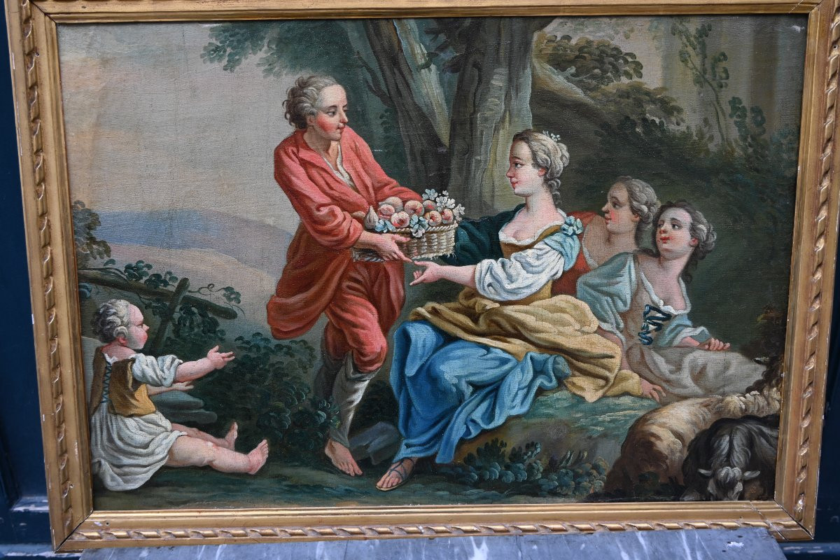 Scène champêtre du XVIII -photo-5