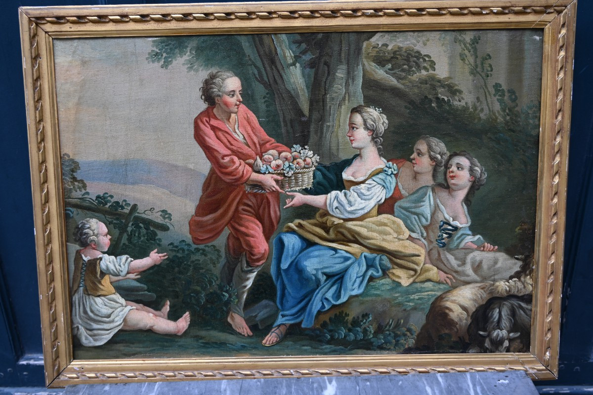 Scène champêtre du XVIII 