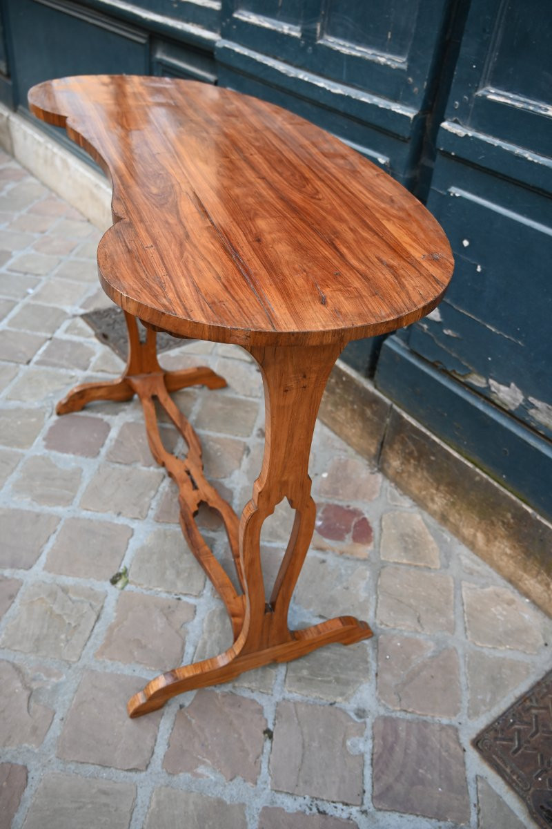 Table rognon d époque Transition , estampillée de Rebour XVIII-photo-4