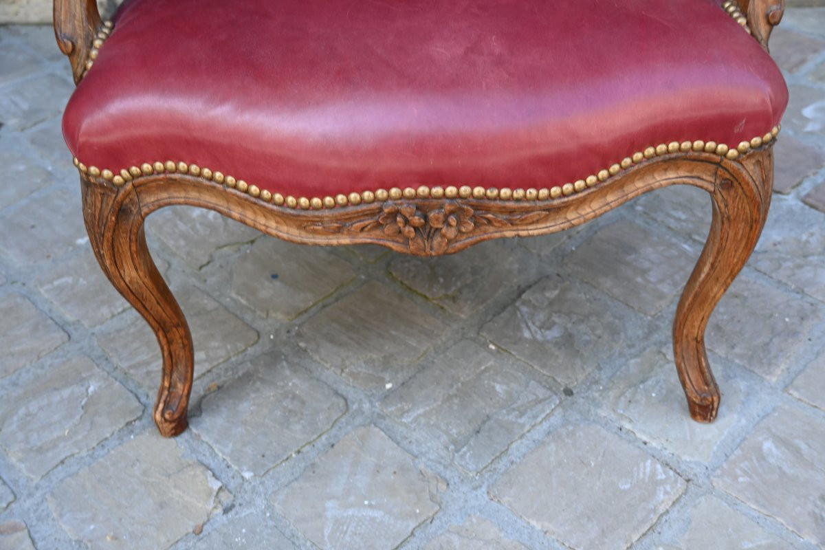 Rare Louis XV-18th Century High-backed Nursing Chair-photo-1