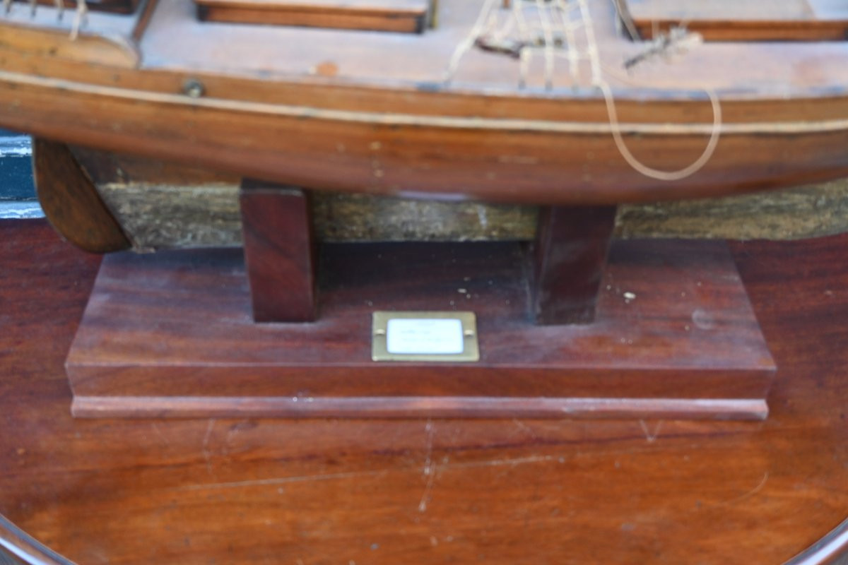 Goelette , Beautiful Sailing Model Of Basin Of The Beginning XX-photo-4