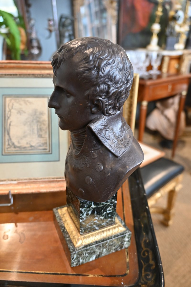 Bonaparte 1er Consul , Bronze XIX After Pierre Cartellier-photo-4