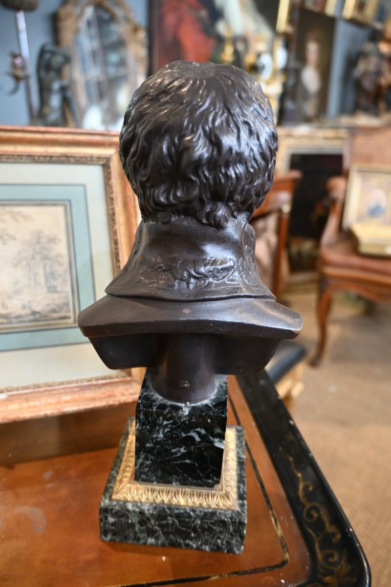 Bonaparte 1er Consul , Bronze XIX After Pierre Cartellier-photo-1