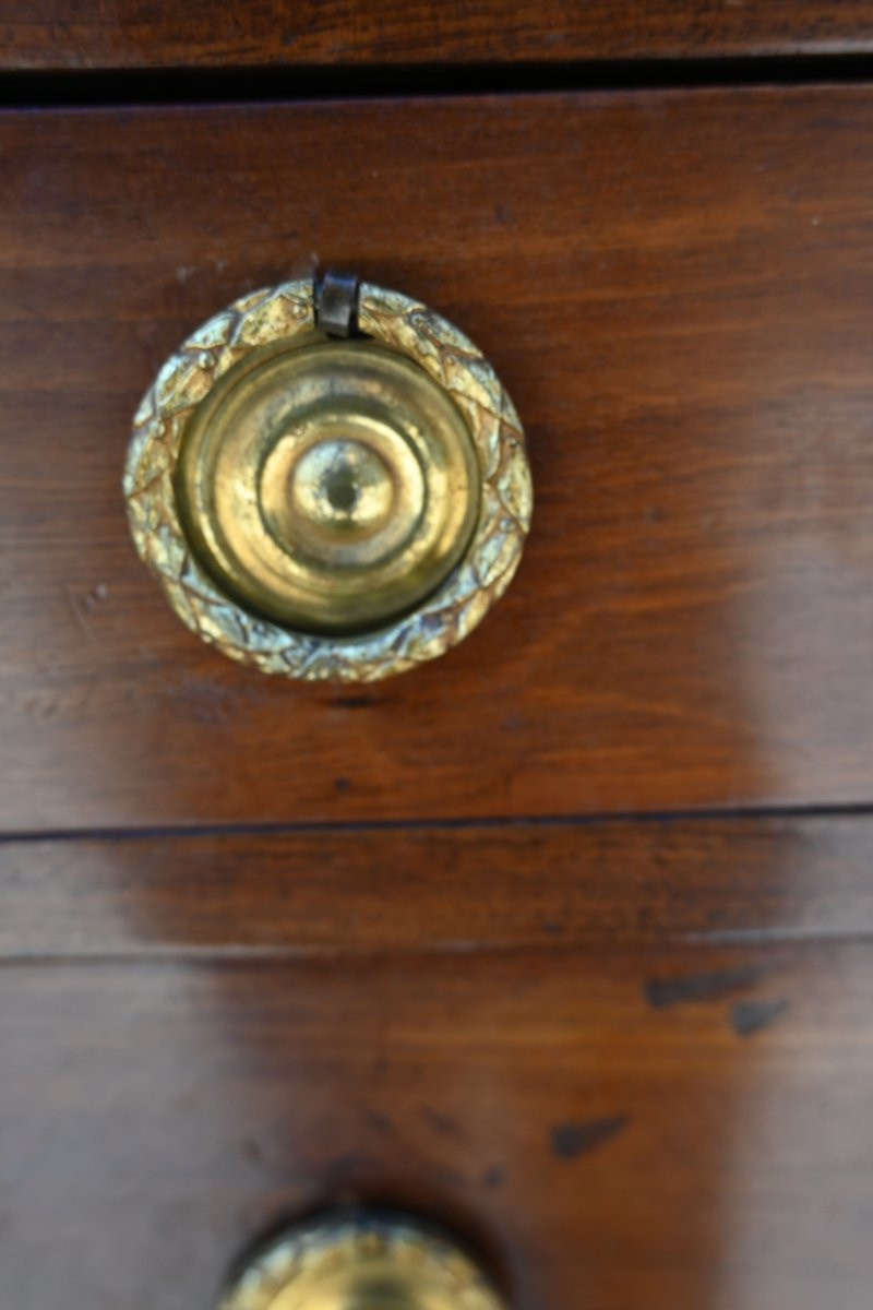 Semainier en acajou  d époque Louis XVI  , estampillé de Louis  Noel Malle-photo-2