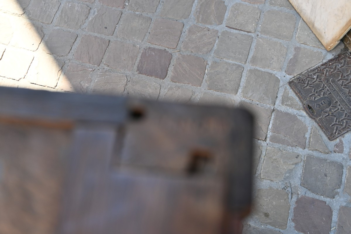 Semainier en acajou  d époque Louis XVI  , estampillé de Louis  Noel Malle-photo-6