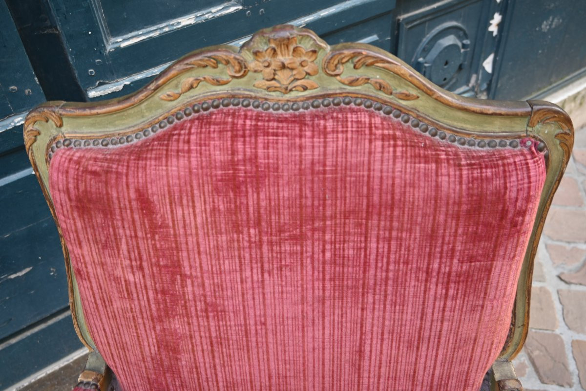 Large Louis XV Period Lacquered -photo-2