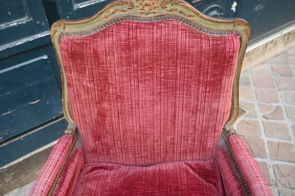 Large Louis XV Period Lacquered -photo-3