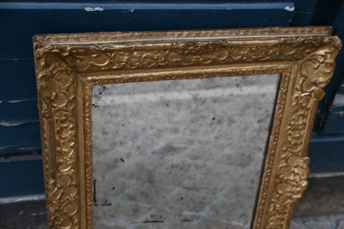 Miroir d époque Louis XIV  du début du XVIII-photo-1