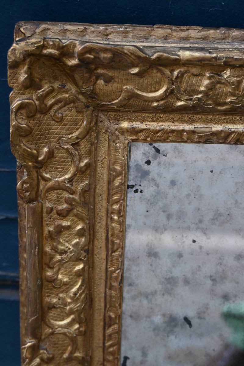 Miroir d époque Louis XIV  du début du XVIII-photo-6