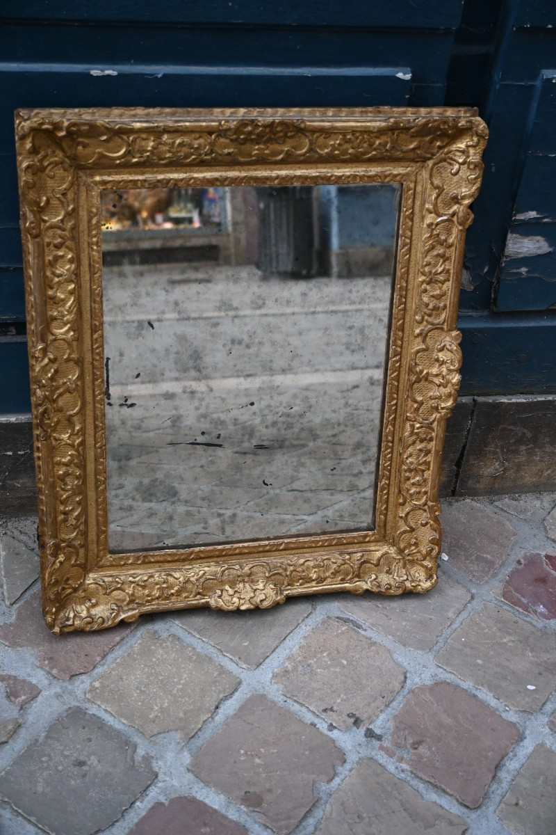 Miroir d époque Louis XIV  du début du XVIII-photo-8