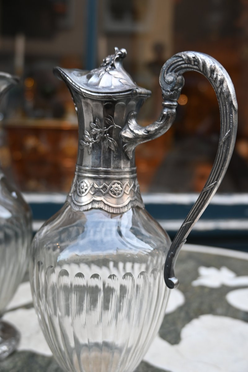 Paire d aiguières de style Louis XVI-photo-3