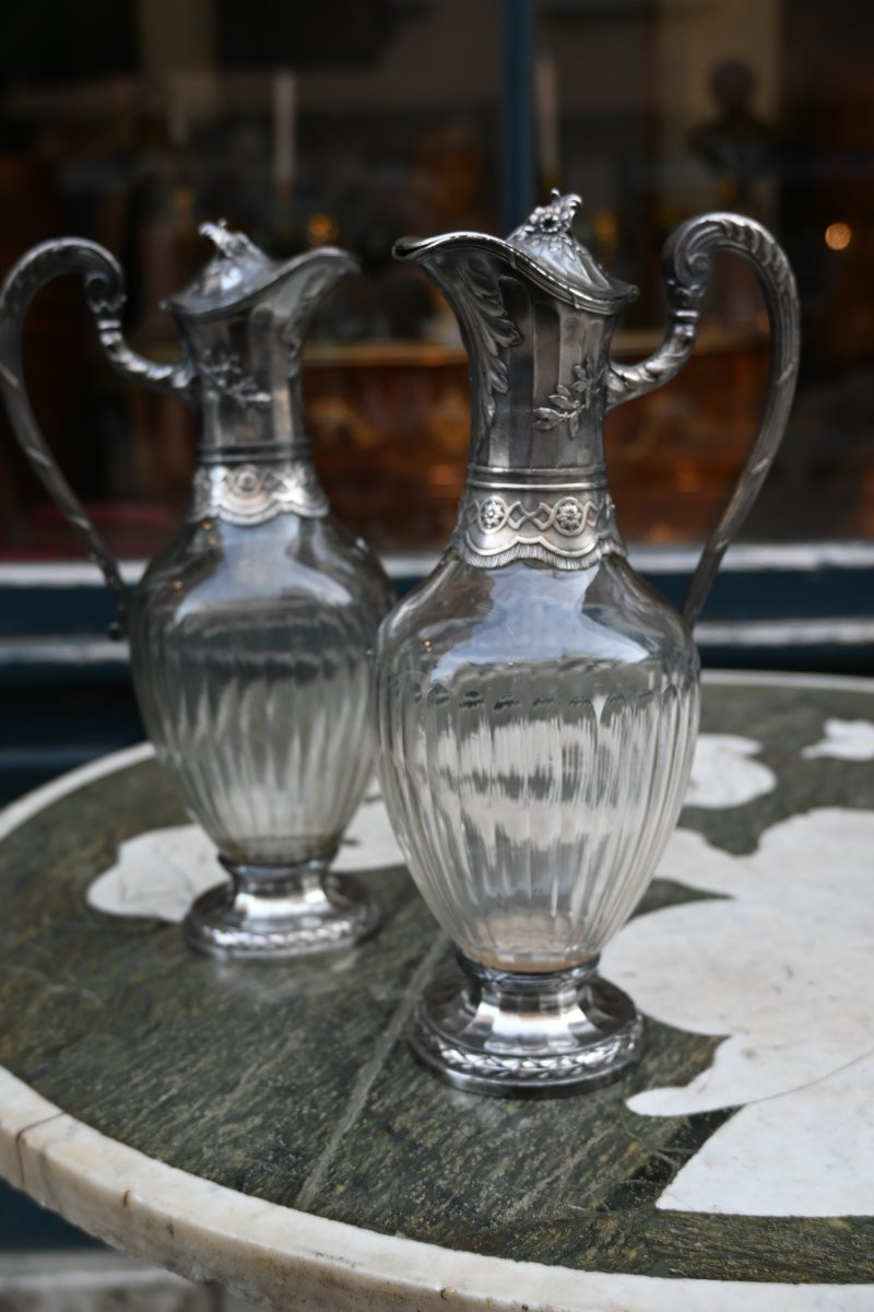 Paire d aiguières de style Louis XVI-photo-5