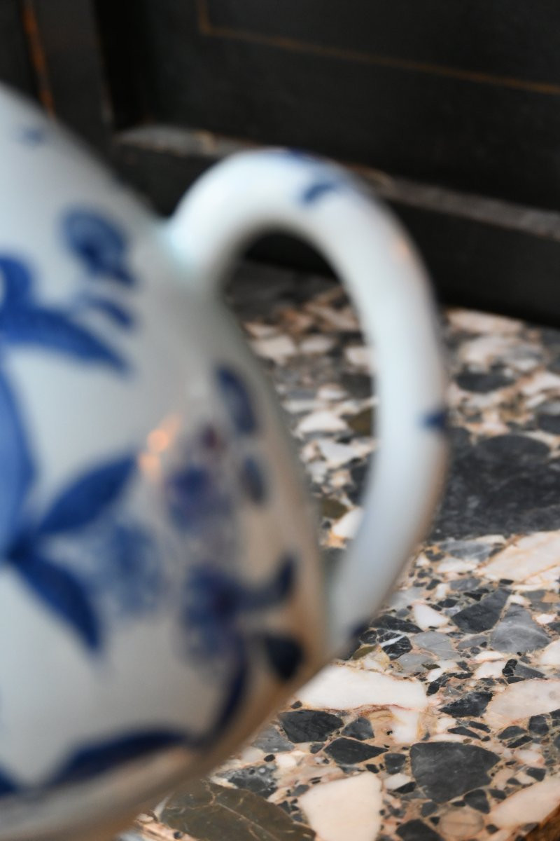 Théière "secrète " en porcelaine de Chine XIX-photo-3