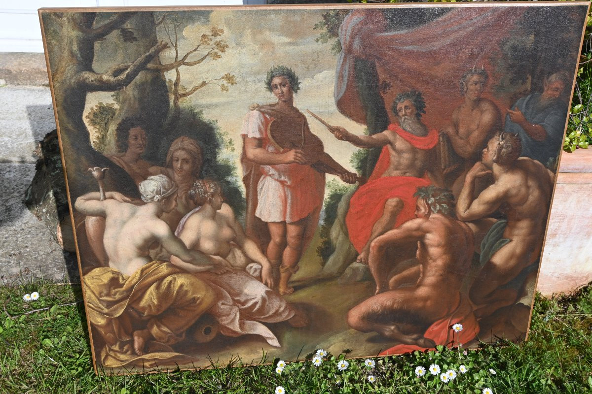 17th Century Fontainebleau School, Entourage Of Ambroise Dubois The Judgement Of Midas-photo-2