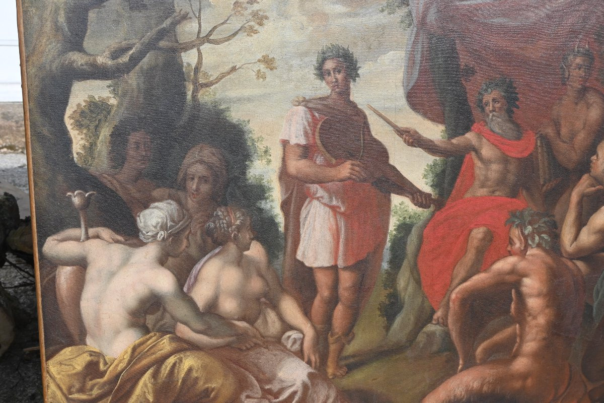 17th Century Fontainebleau School, Entourage Of Ambroise Dubois The Judgement Of Midas-photo-3