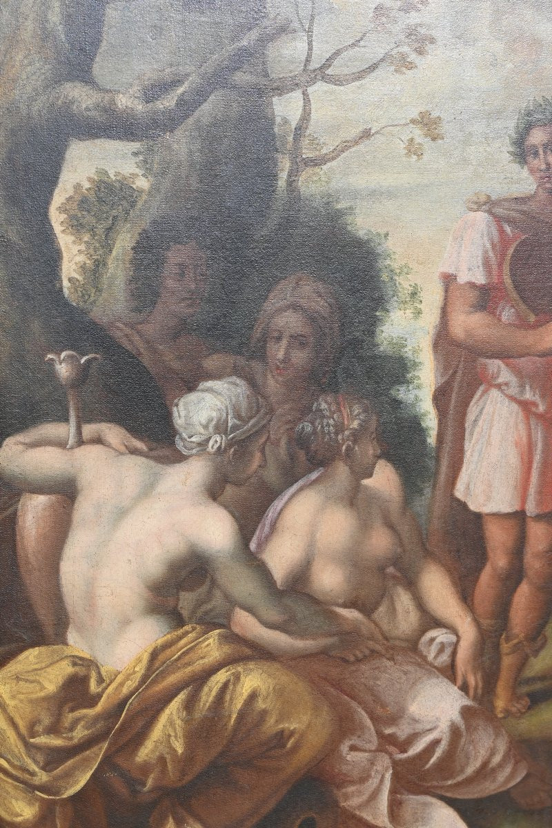 17th Century Fontainebleau School, Entourage Of Ambroise Dubois The Judgement Of Midas-photo-4