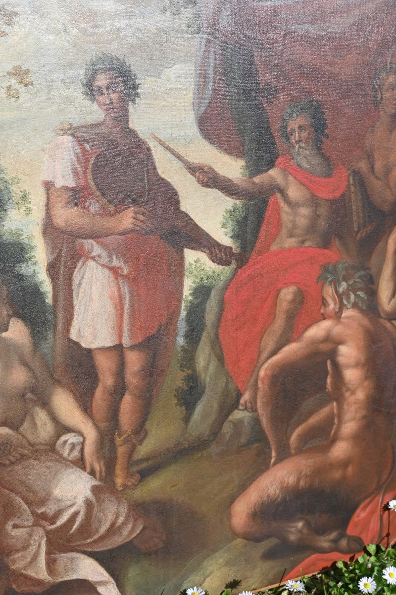 17th Century Fontainebleau School, Entourage Of Ambroise Dubois The Judgement Of Midas-photo-2