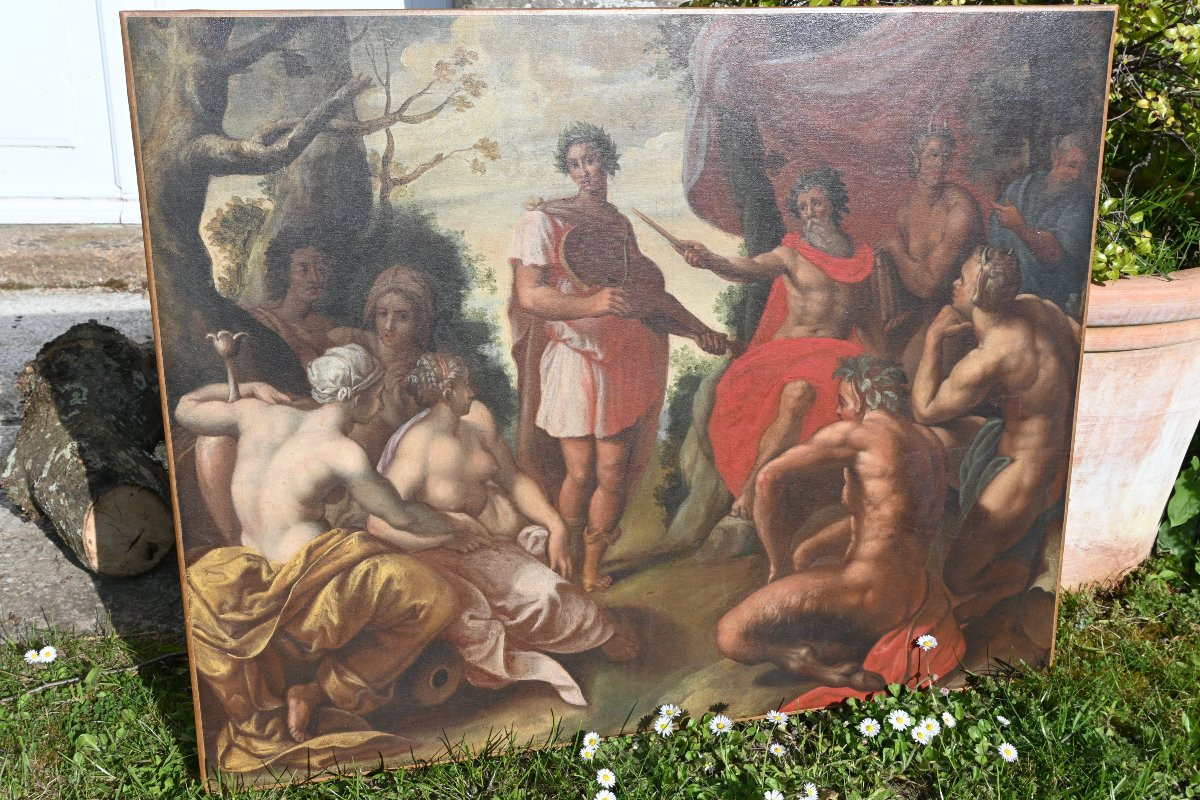 17th Century Fontainebleau School, Entourage Of Ambroise Dubois The Judgement Of Midas-photo-7