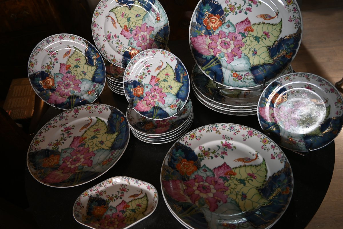 Vista Allegre , Porcelain Dinner Service Tobacco Leaf-photo-2