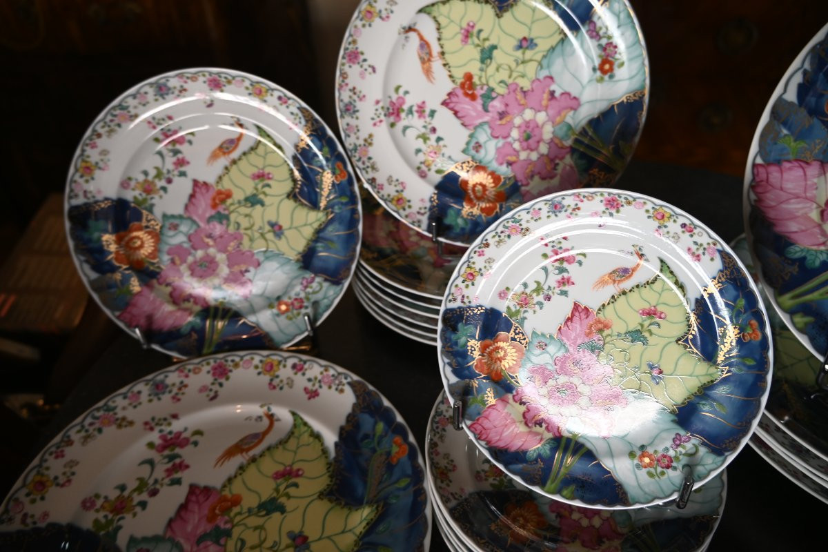 Vista Allegre , Porcelain Dinner Service Tobacco Leaf-photo-3