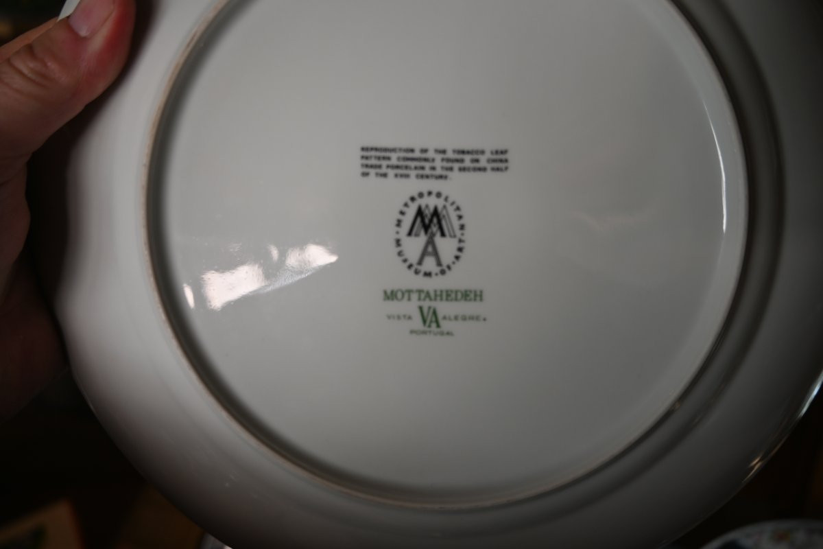 Vista Allegre , Porcelain Dinner Service Tobacco Leaf-photo-5