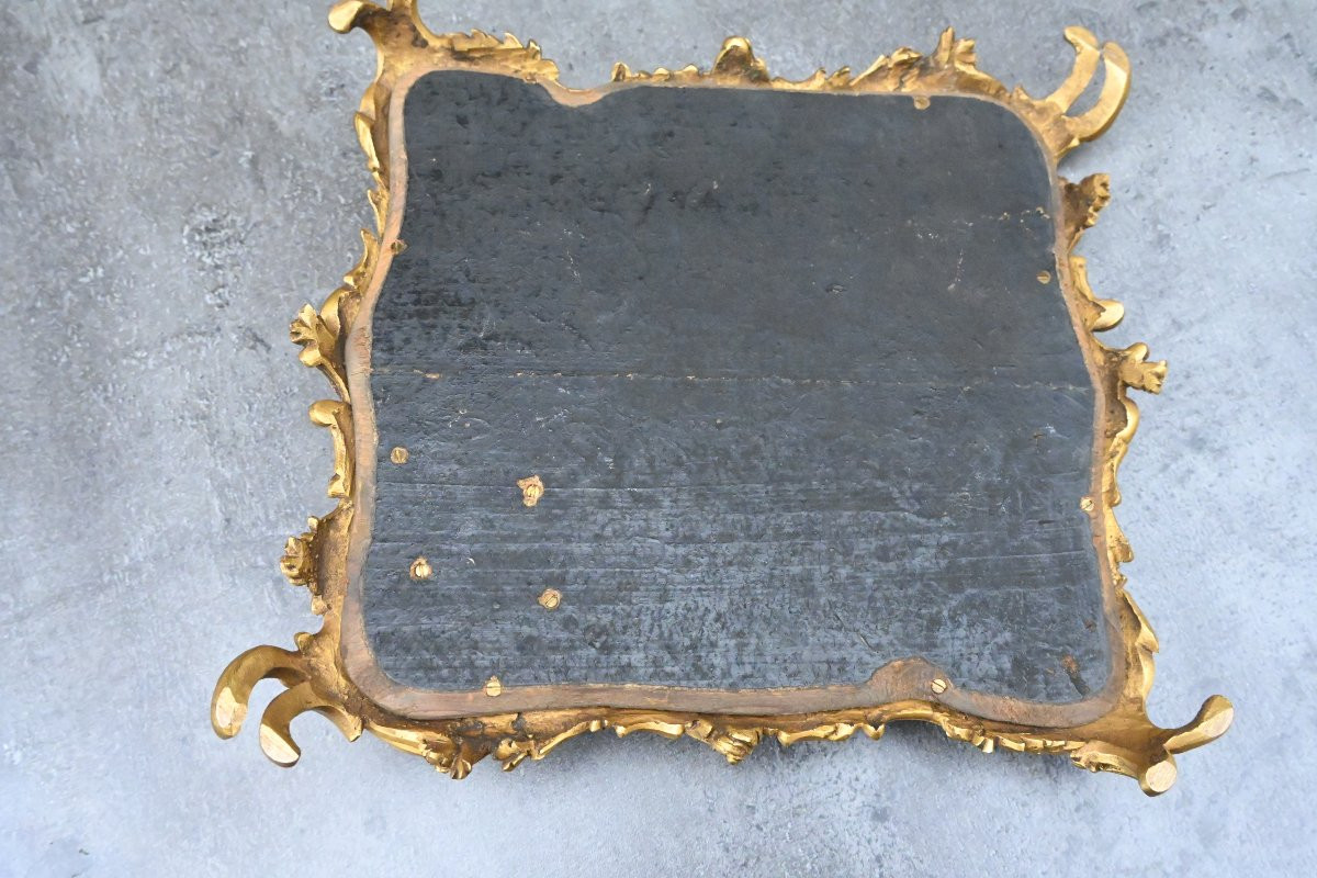 Encrier en laque rouge dans le gout de la Chine monture bronze , Louis XV-photo-5