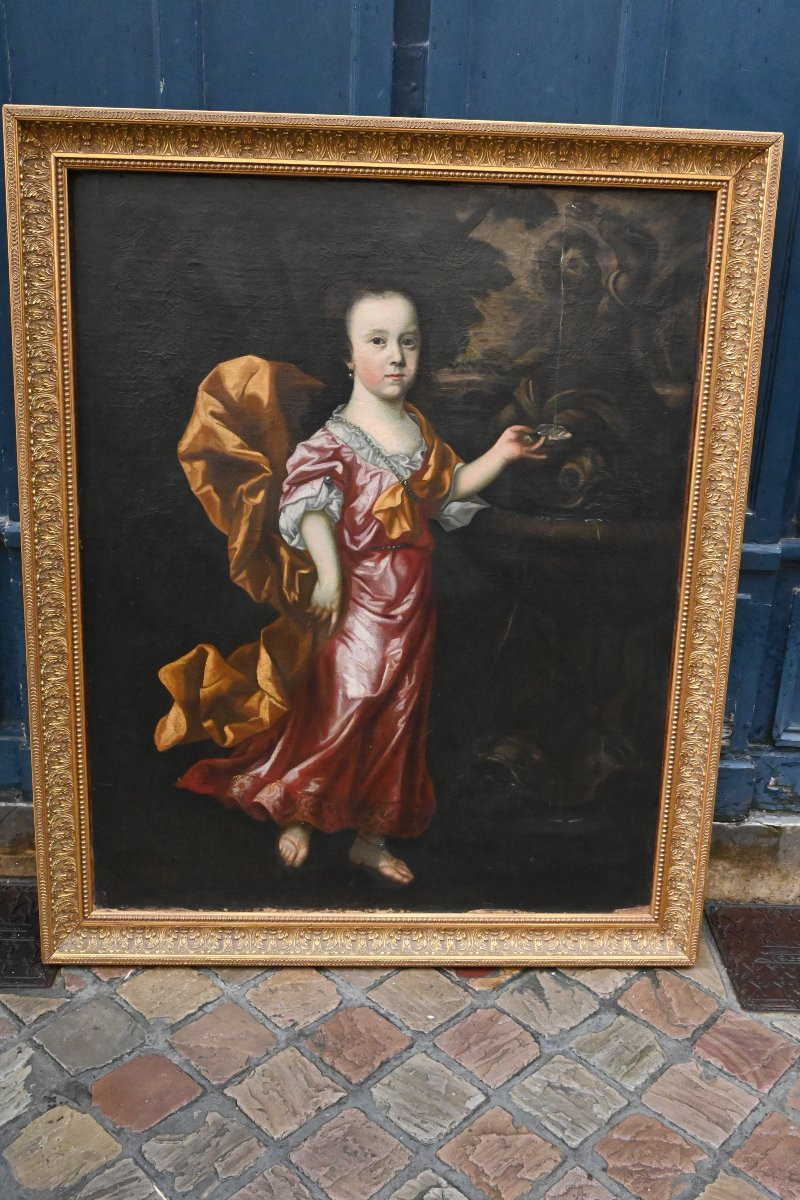 Thomas Hudson Attributed To Portrait Of A Young Princess 18th Century English School-photo-2
