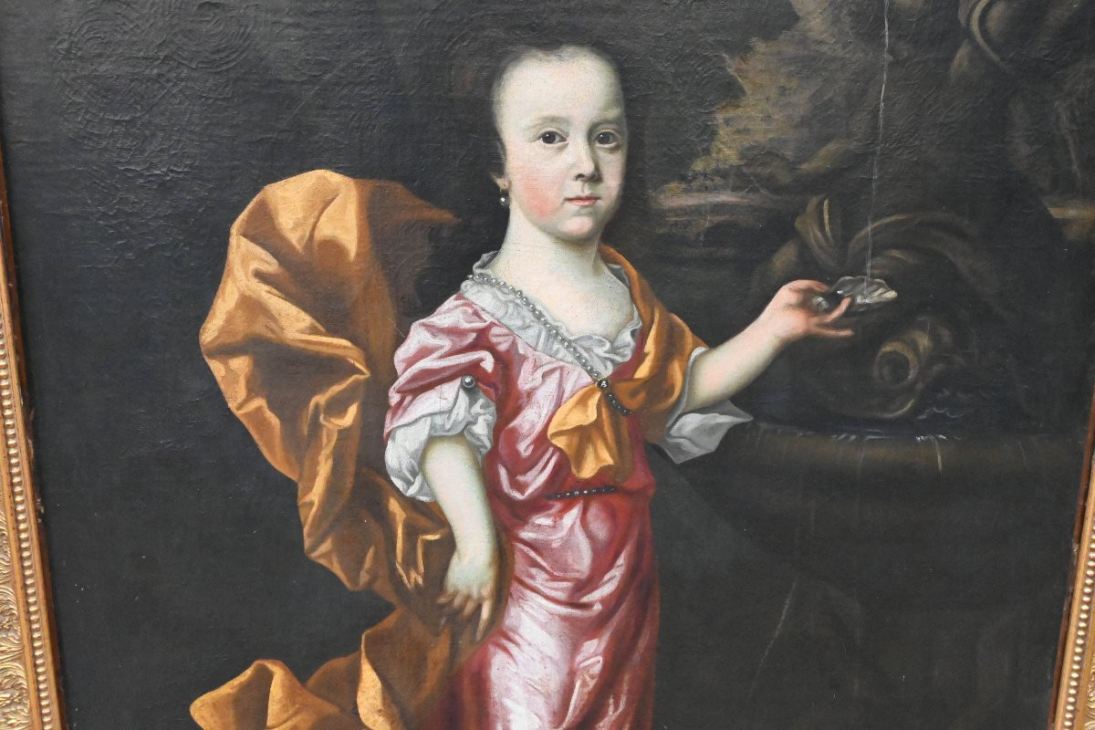 Thomas Hudson Attributed To Portrait Of A Young Princess 18th Century English School-photo-2