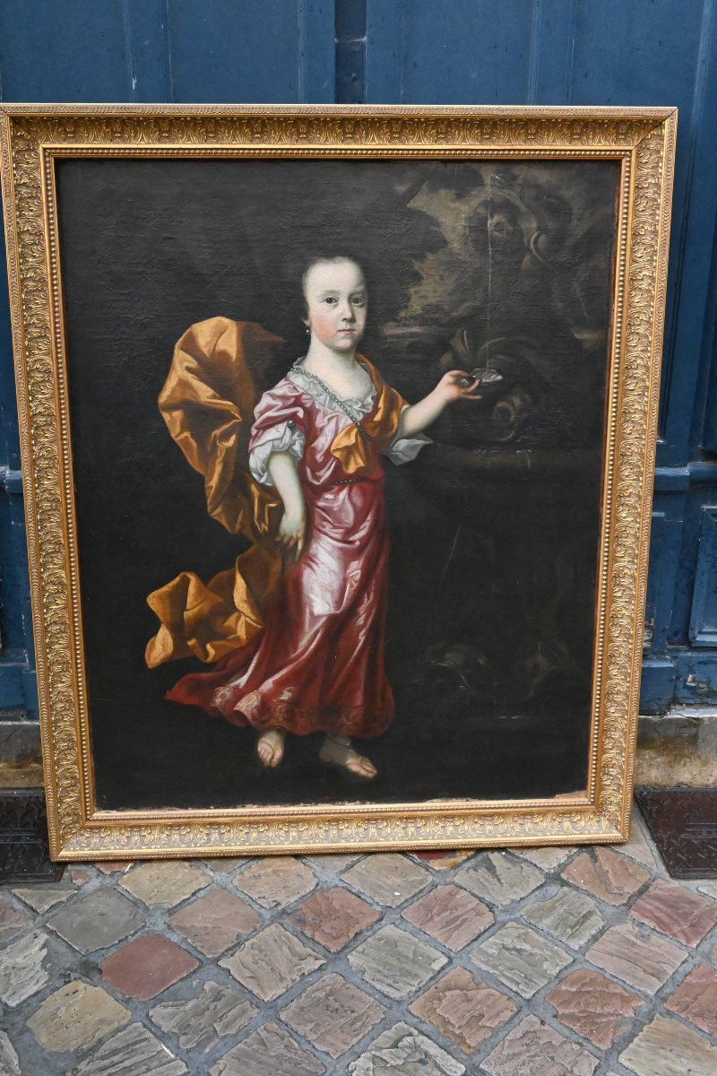 Thomas Hudson Attributed To Portrait Of A Young Princess 18th Century English School-photo-6