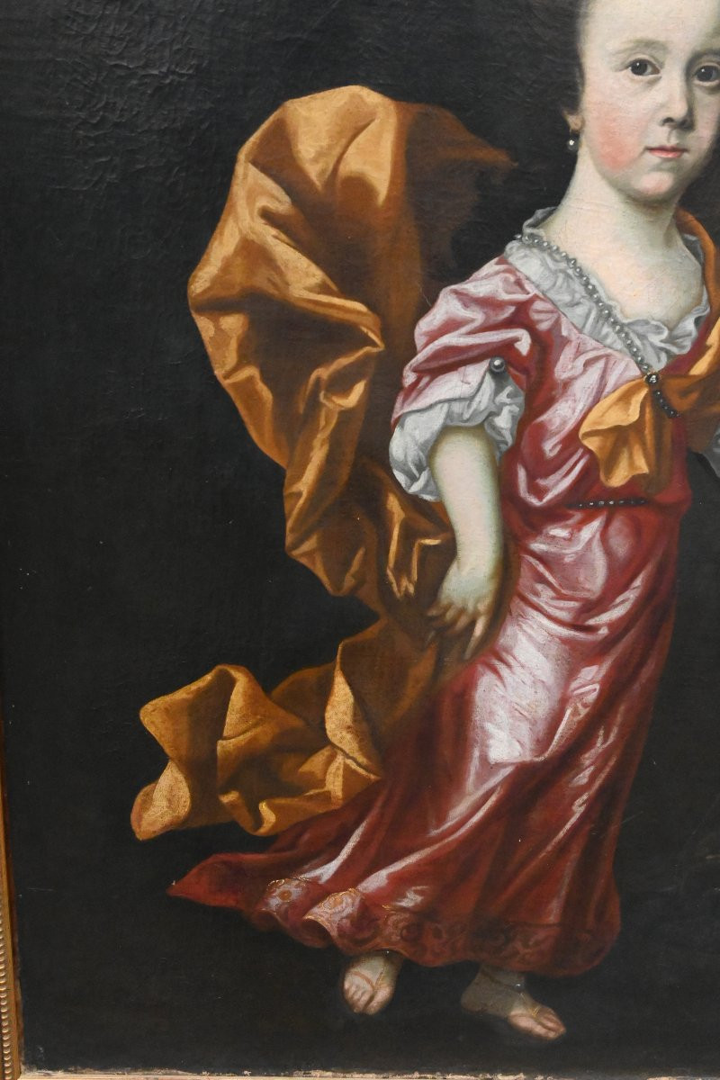 Thomas Hudson Attributed To Portrait Of A Young Princess 18th Century English School-photo-7