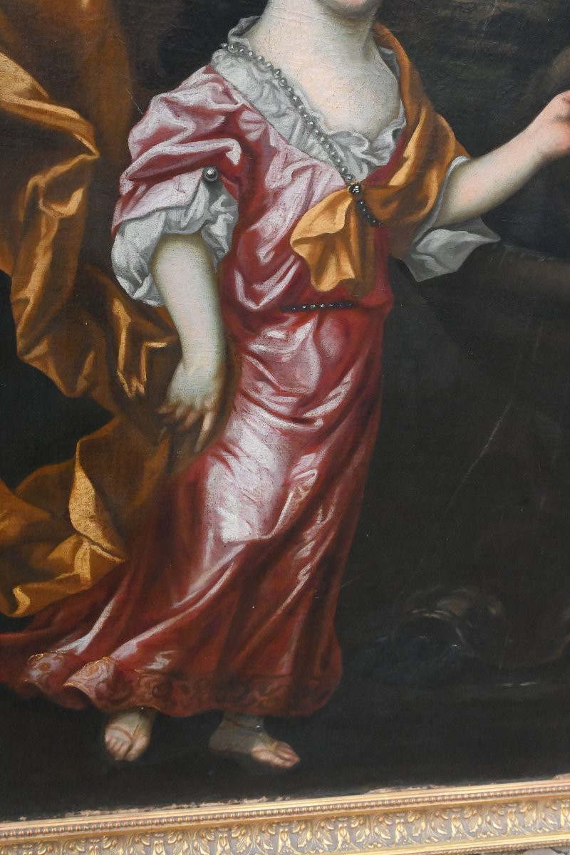 Thomas Hudson Attributed To Portrait Of A Young Princess 18th Century English School-photo-8
