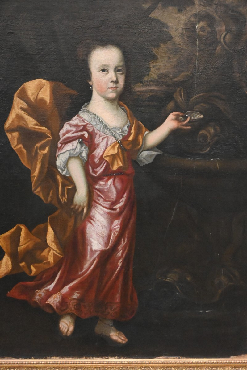 Thomas Hudson Attributed To Portrait Of A Young Princess 18th Century English School