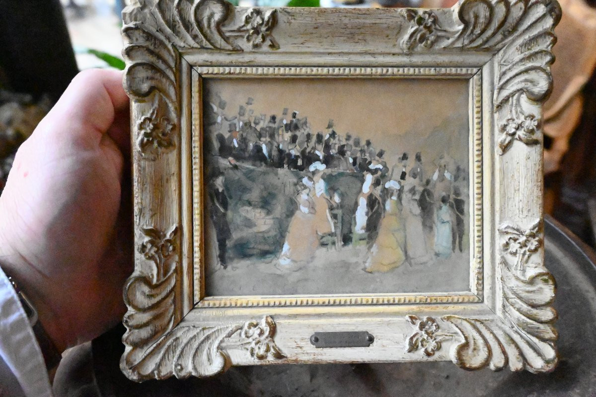 Shopping In Paris Watercolor By Spat-photo-3