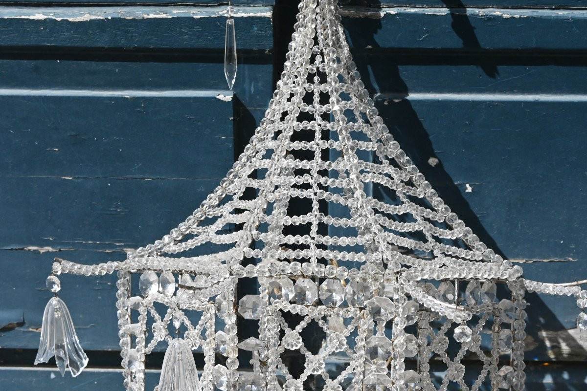 Applique en perle de verre en forme de pagode-photo-4