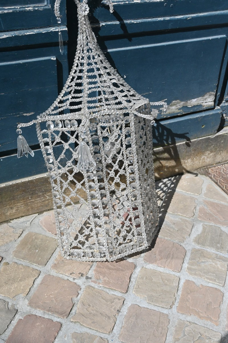 Applique en perle de verre en forme de pagode-photo-8