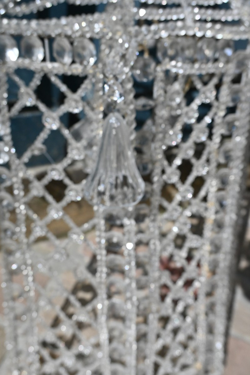 Applique en perle de verre en forme de pagode