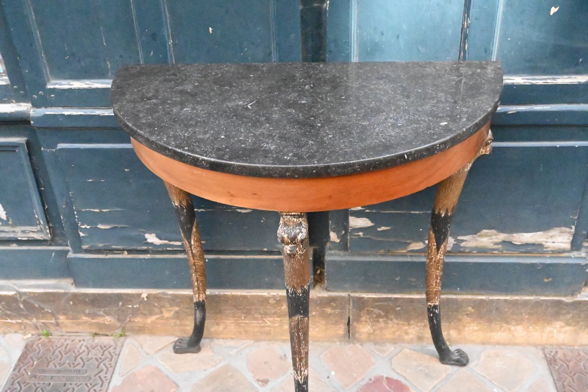 Empire Period Console With Eagles XIX-photo-8