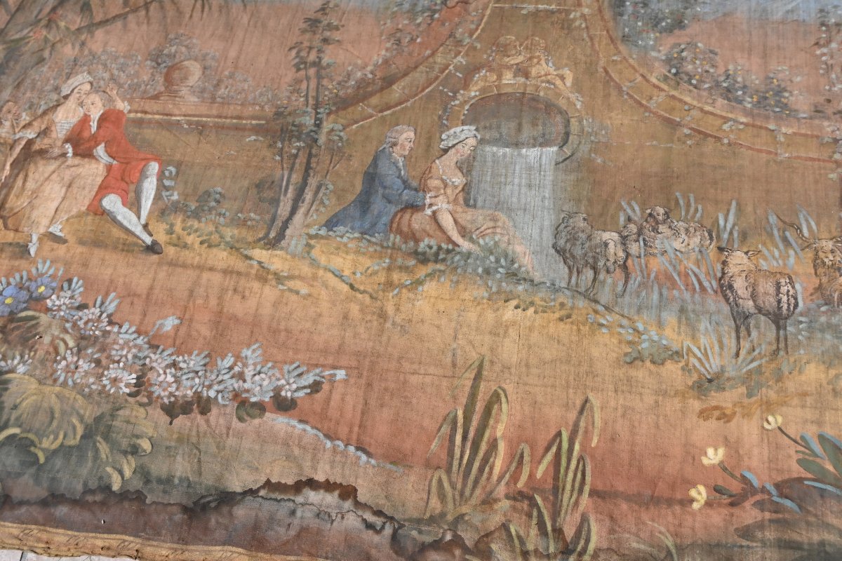 Provence XVIII , Large Painted Canvas-photo-1