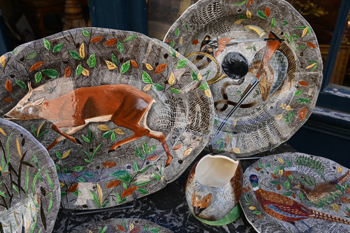 Rambouillet, Gien, Tableware Set By Jean Bertholle-photo-4