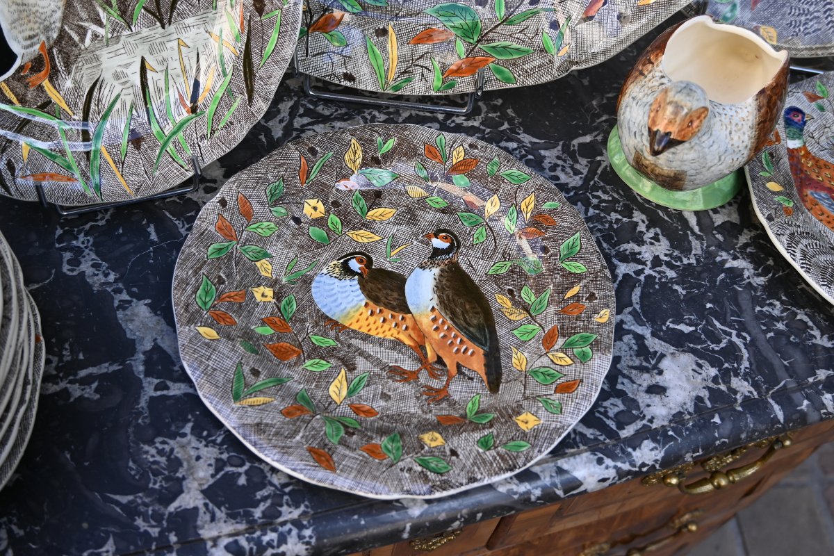 Rambouillet, Gien, Tableware Set By Jean Bertholle-photo-1