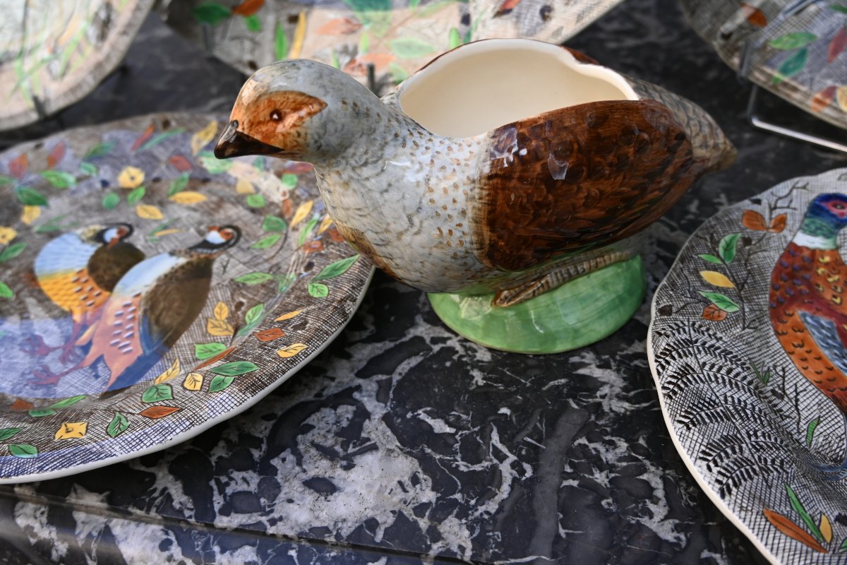 Rambouillet, Gien, Tableware Set By Jean Bertholle-photo-4
