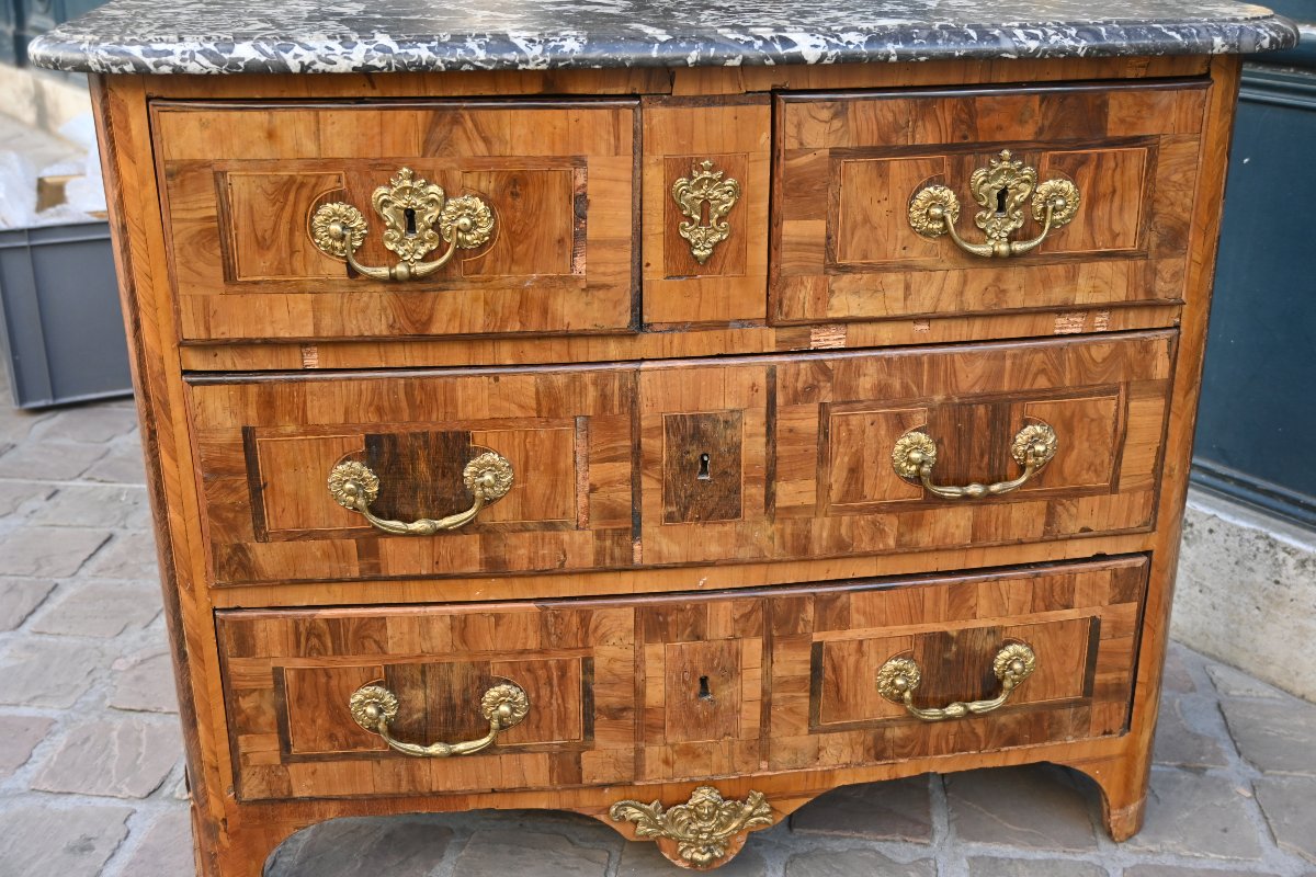 Small Louis XIV-style Chest Of Drawers, Early 18th Century-photo-3