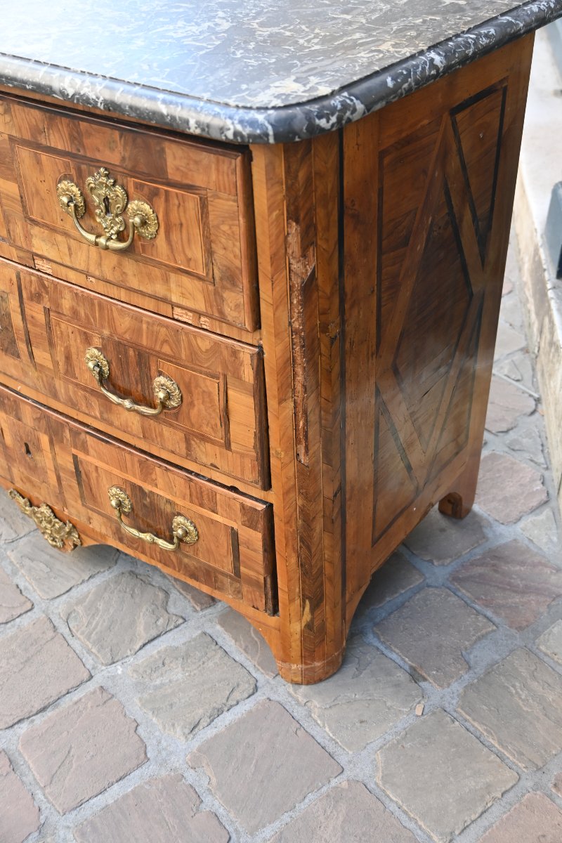 Small Louis XIV-style Chest Of Drawers, Early 18th Century-photo-4