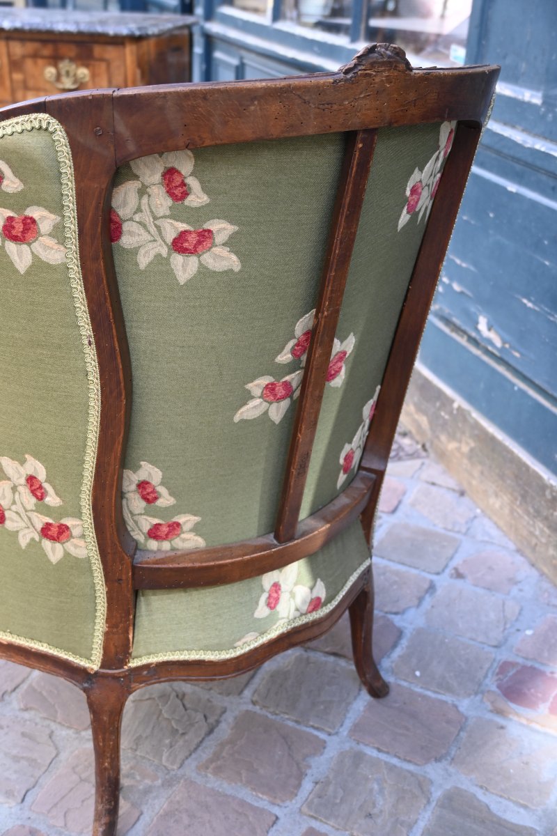 18th-century Louis XV-style Gondola Armchair-photo-1